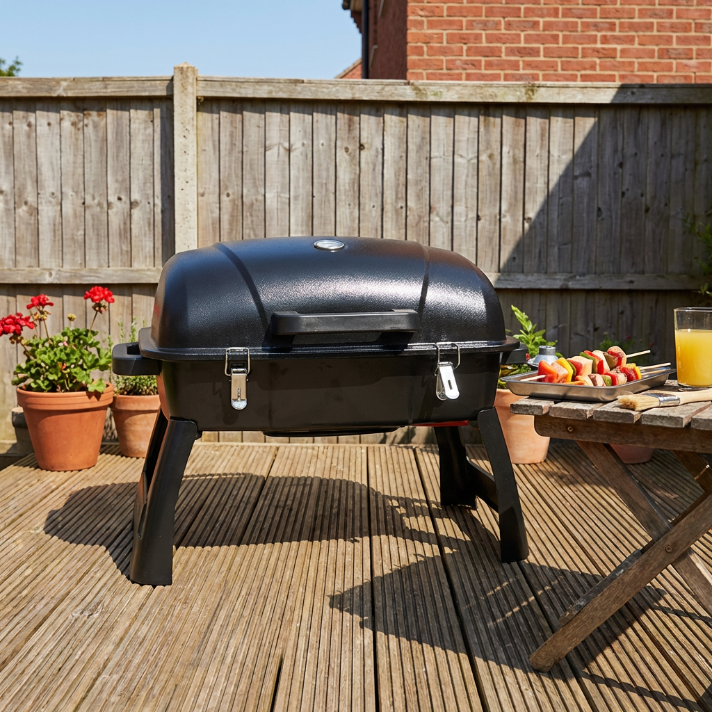Tabletop Gas BBQ Grill - Black Image 3