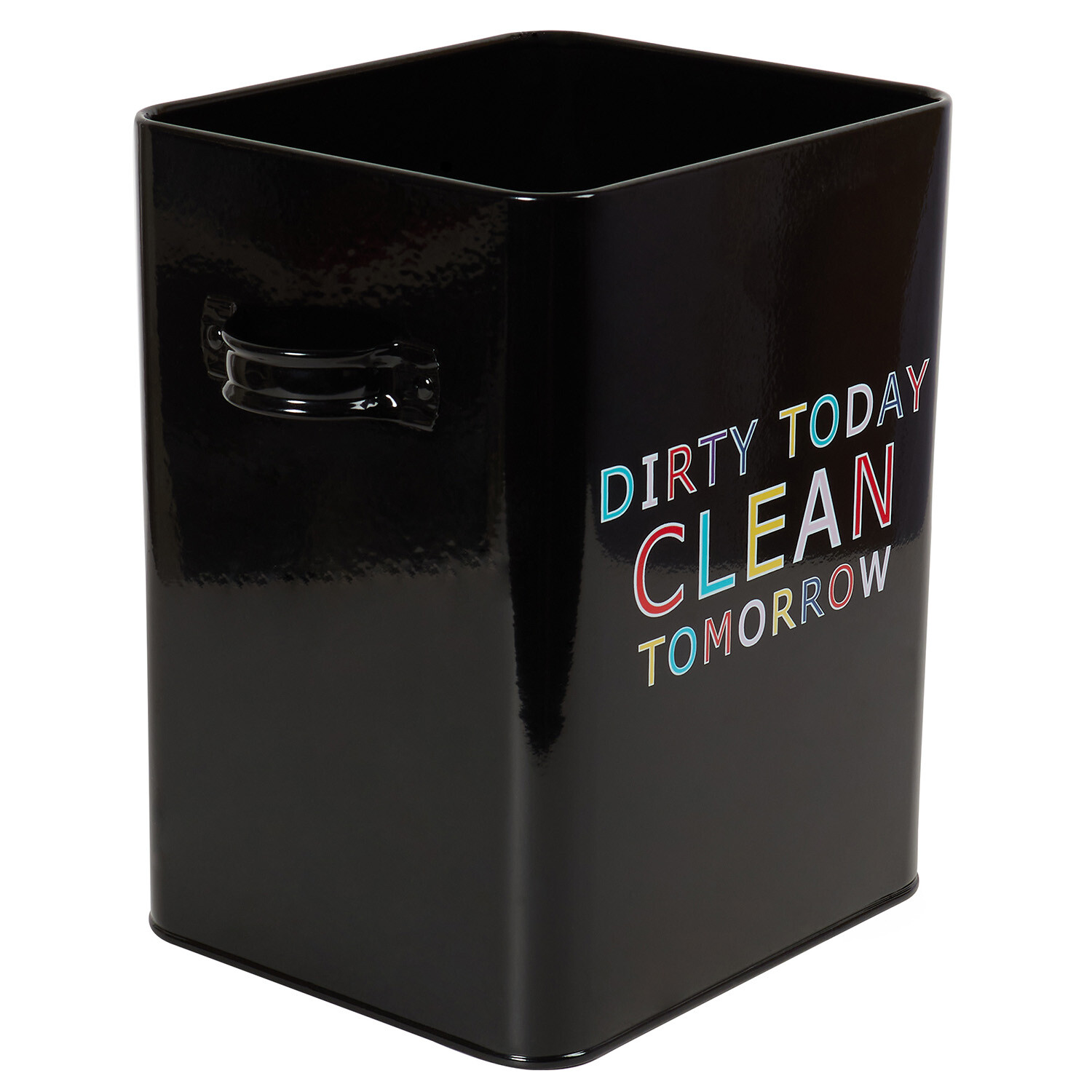 Slogan Laundry Powder Box - Black Image 2