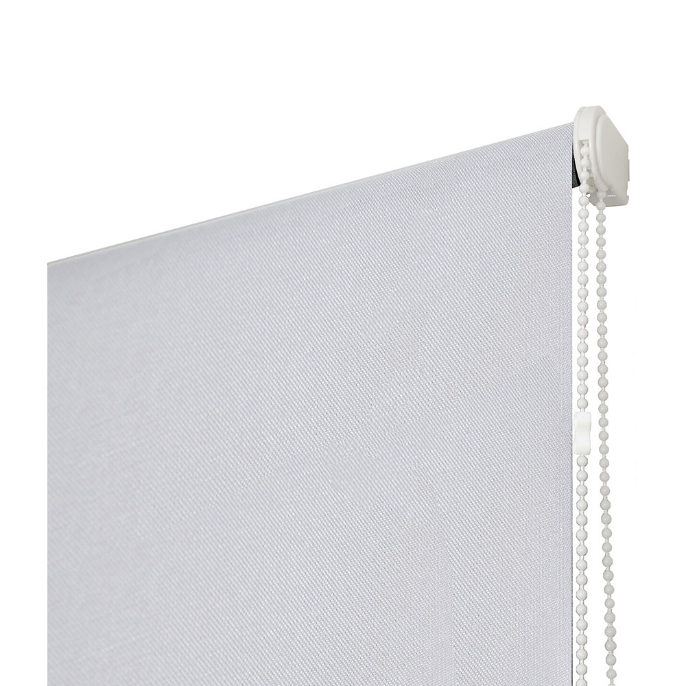 Textured Blackout Roller Blind - White / 60cm Image 3