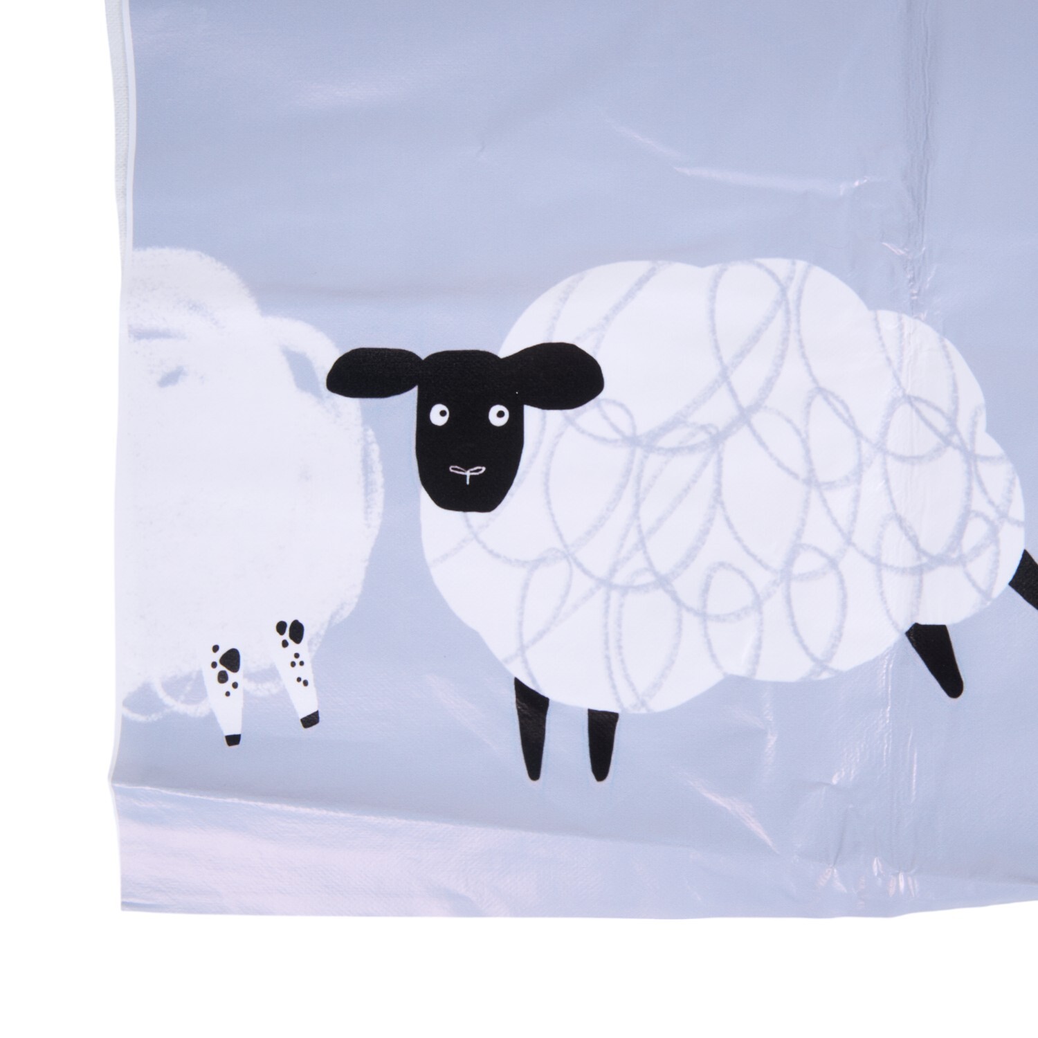 Highland Flock Wipe Clean Tablecloth Blue Image 5