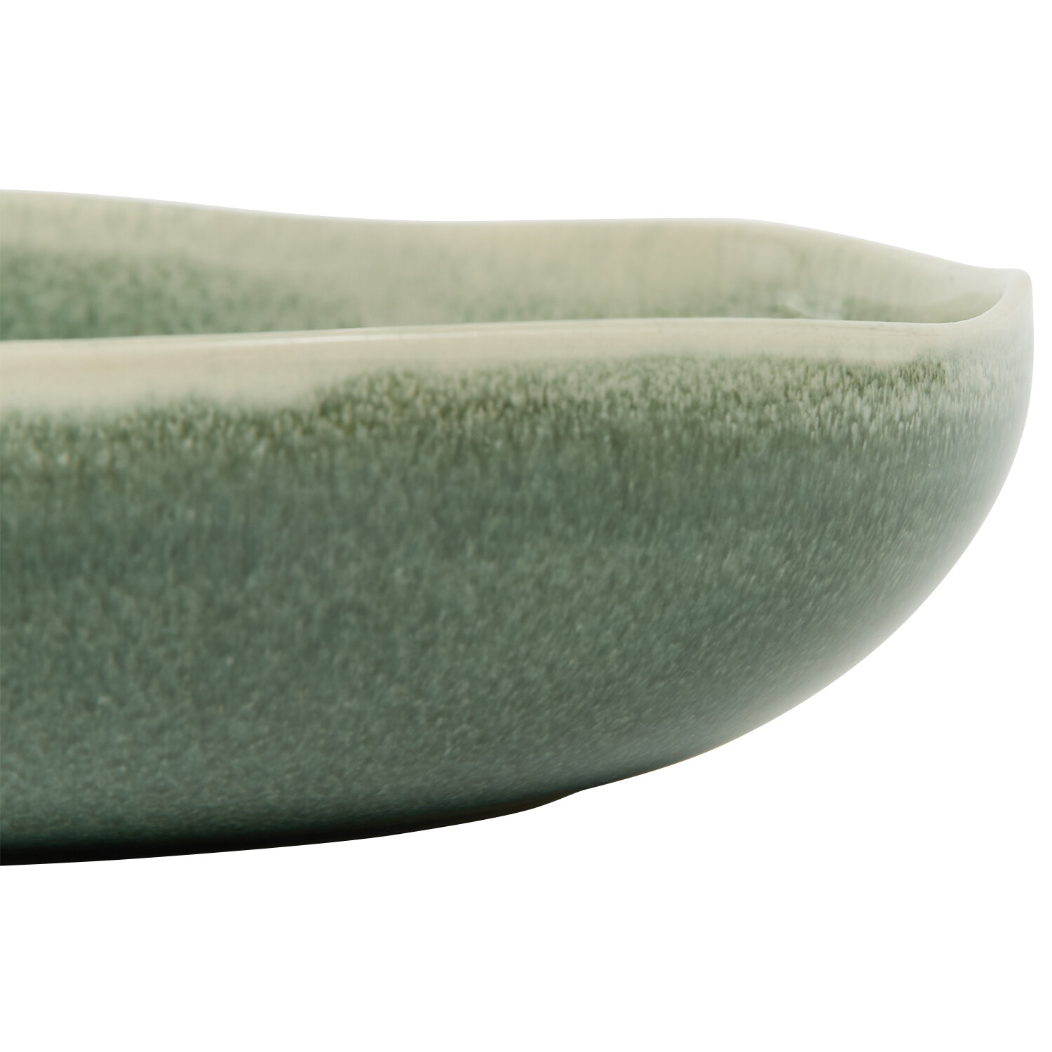Juniper Reactive Glaze Green Pasta Bowl - Green Image 2