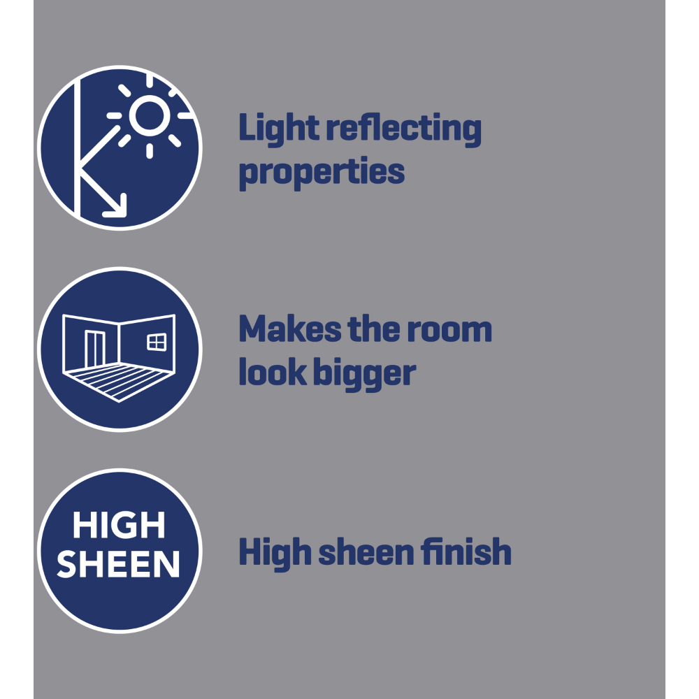 Johnstone's Walls & Ceilings Moonlit Sky Silk Emulsion Paint 2.5L Image 5