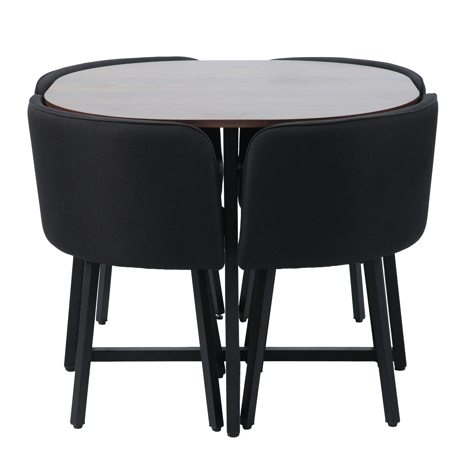 Millie Dining Table and Chairs Set - Black Image 9