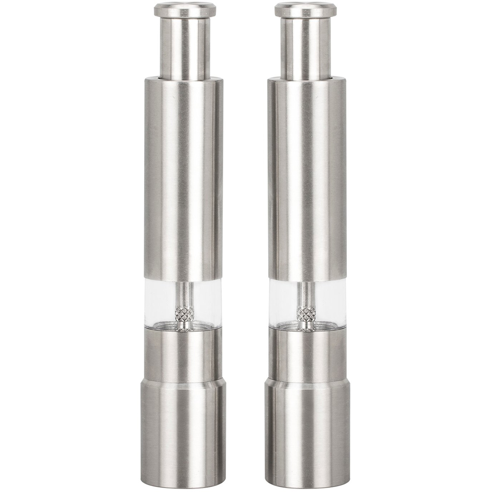 Oxford Stainless Steel Salt and Pepper Mill Set Image 2