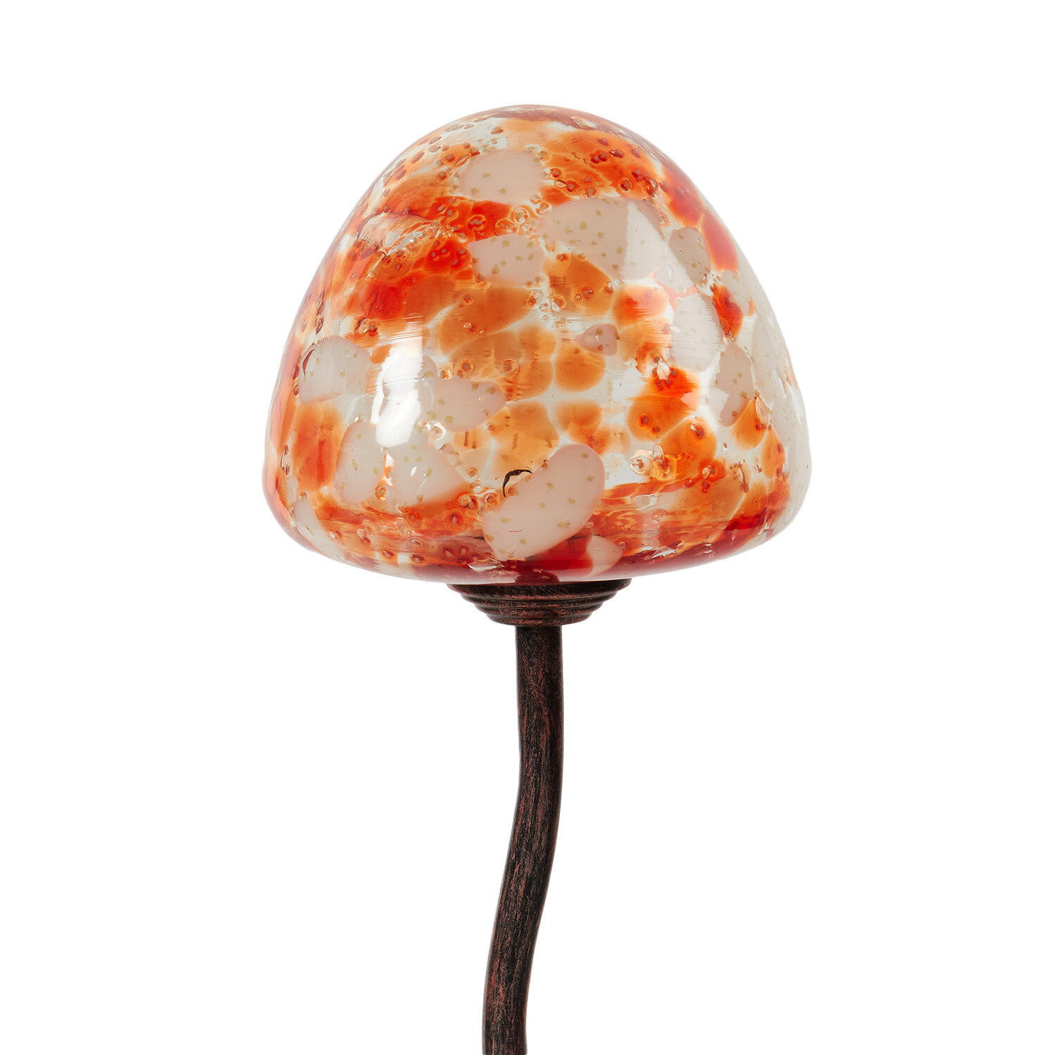 Single Glass Glow In The Dark Mushroom Stake in Assorted styles Image 4