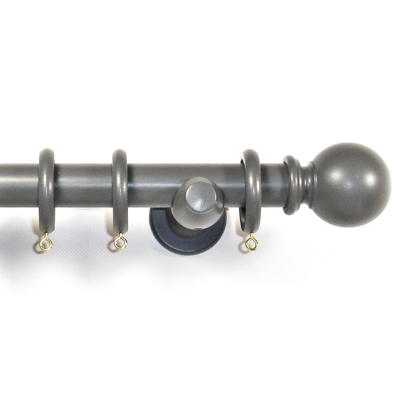 Richmond 150cm Slate Grey Curtain Pole Image 3