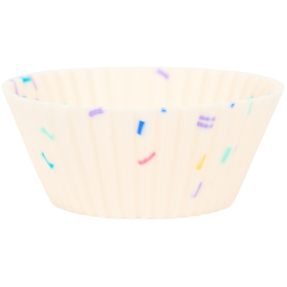 Set of 12 Sprinkles Silicone Cupcake Cases Neutral Image 2