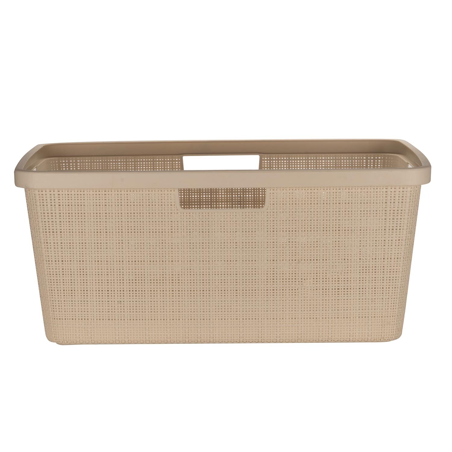 Curver Off White Jute Laundry Basket Image 2