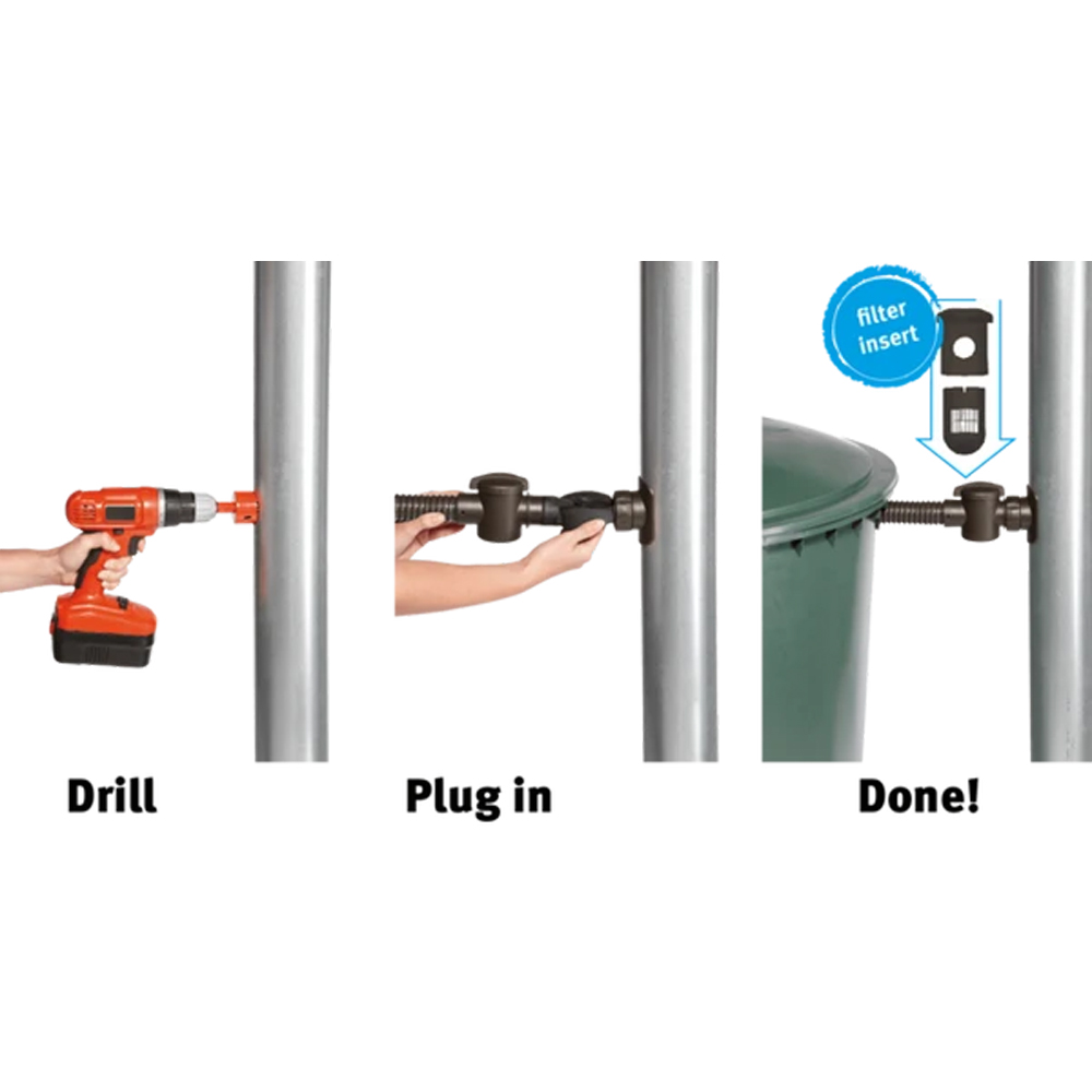Garantia Speedy 70-100mm Round Downpipe Diverter Image 3