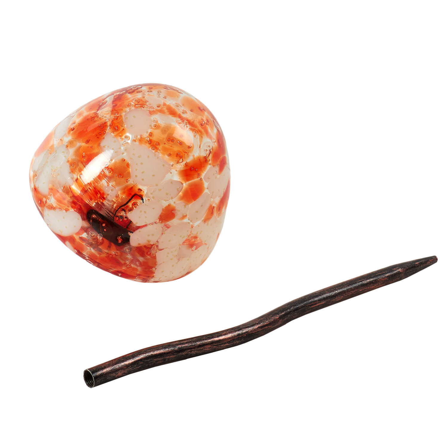 Single Glass Glow In The Dark Mushroom Stake in Assorted styles Image 6