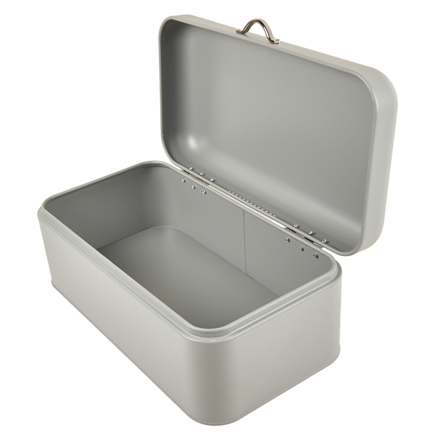 Grey Rectangular Bread Bin - Grey Image 6