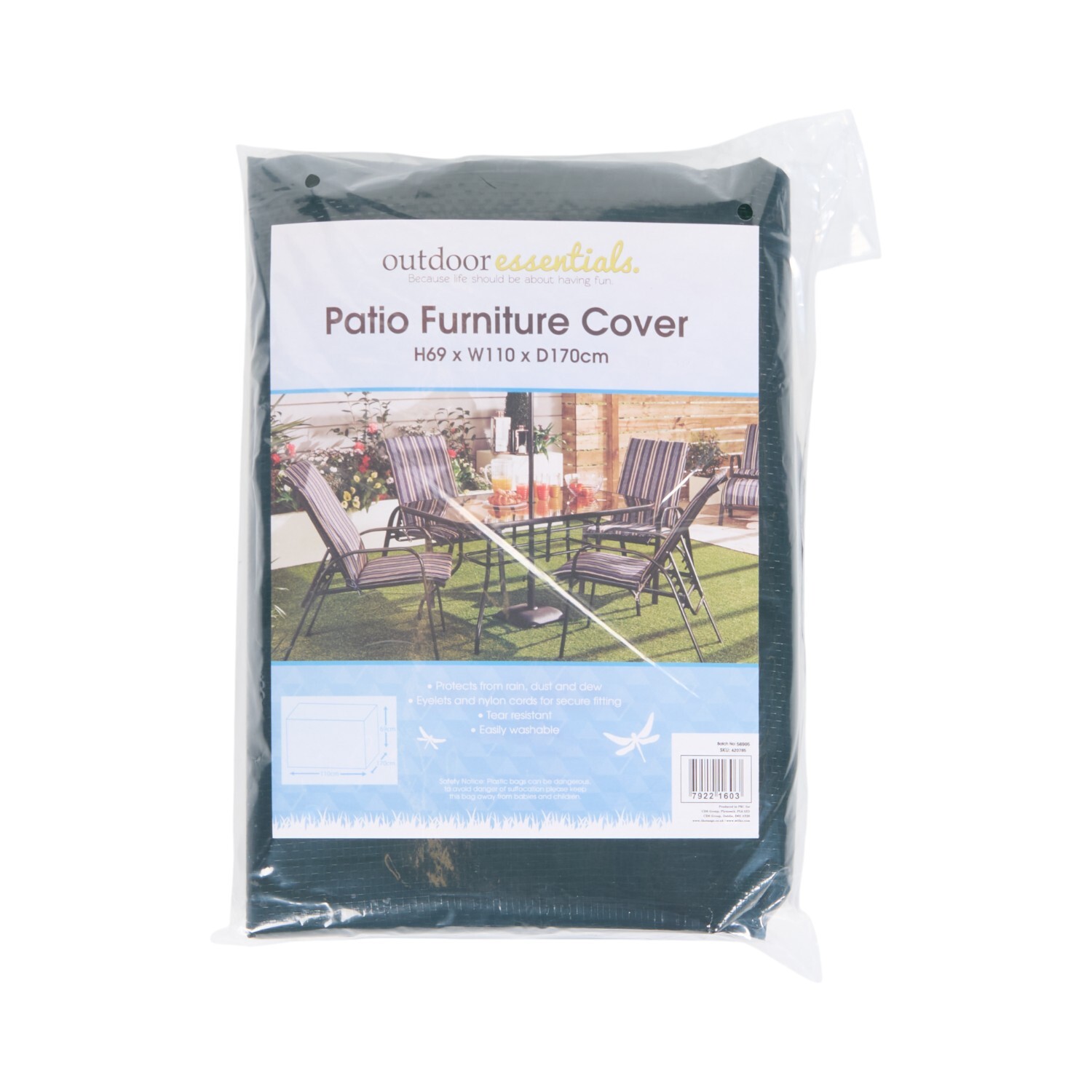 Garden Patio Furniture Cover  Green Image 3