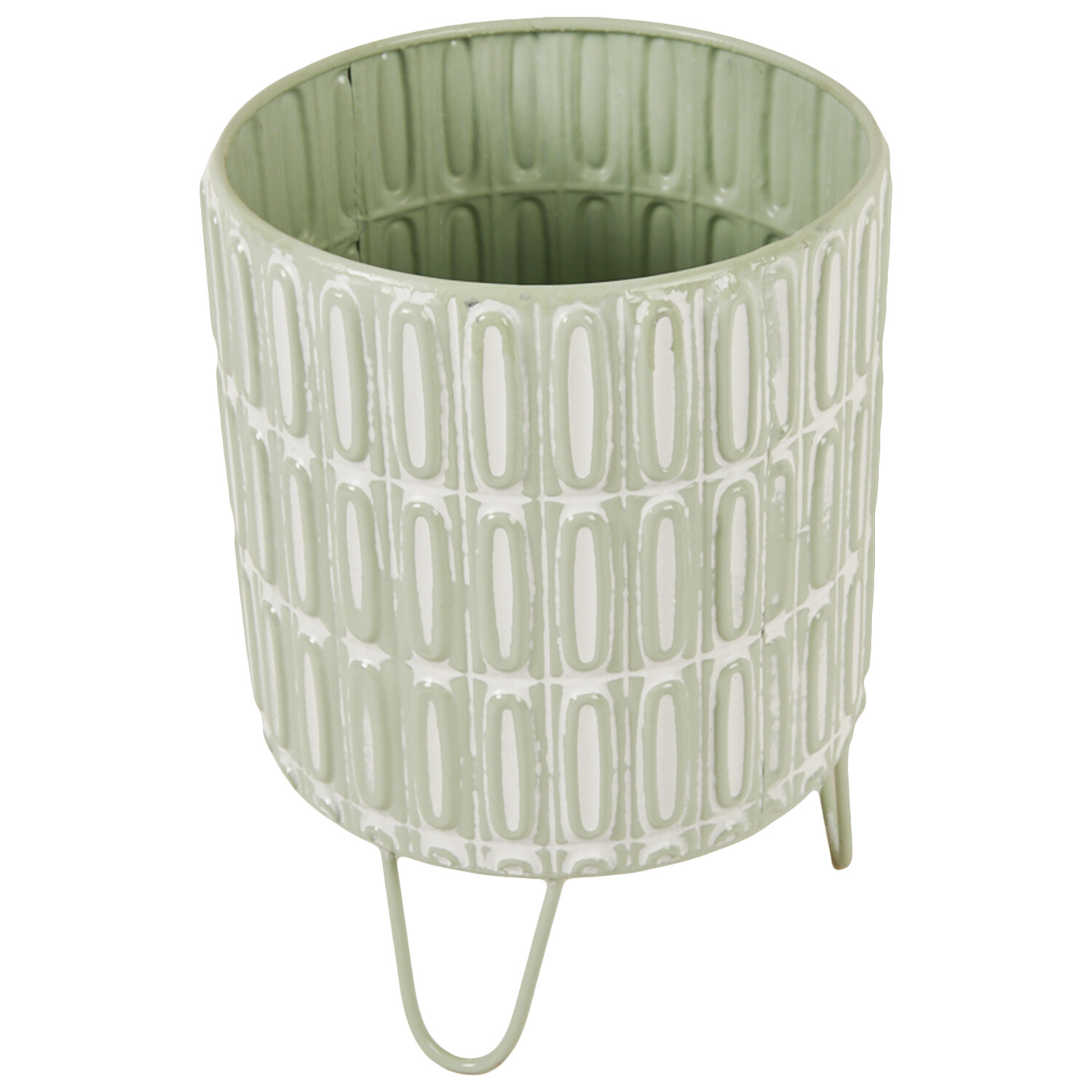 Ingrid Sage Metal Planter 28cm - Sage Image 3