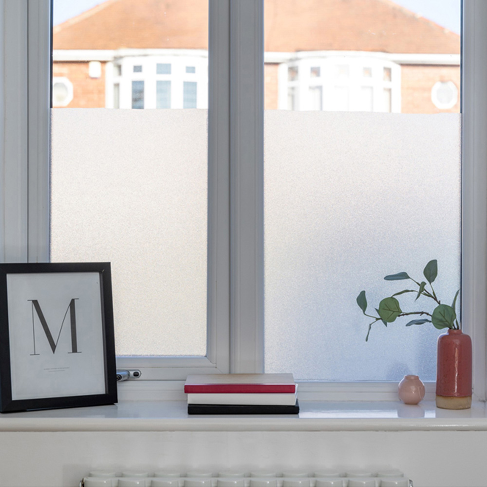 d-c-fix Milky Static Cling Window Privacy Sticky Back Plastic Vinyl Wrap Film 45cm x 1.5m Image 3