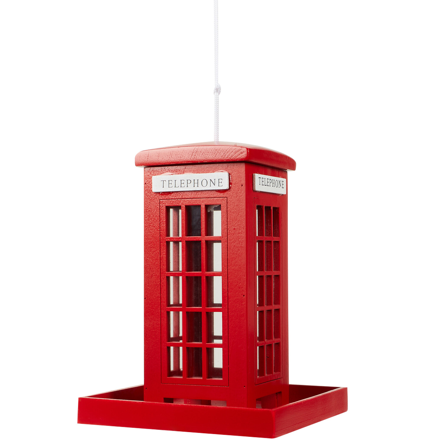 Telephone Box Feeder - Red Image 3