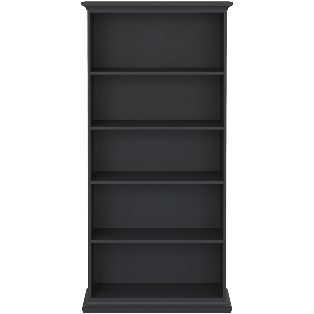 Furniture To Go Paris Matt Grey 5 Shelf Tall Bookcase Image 4