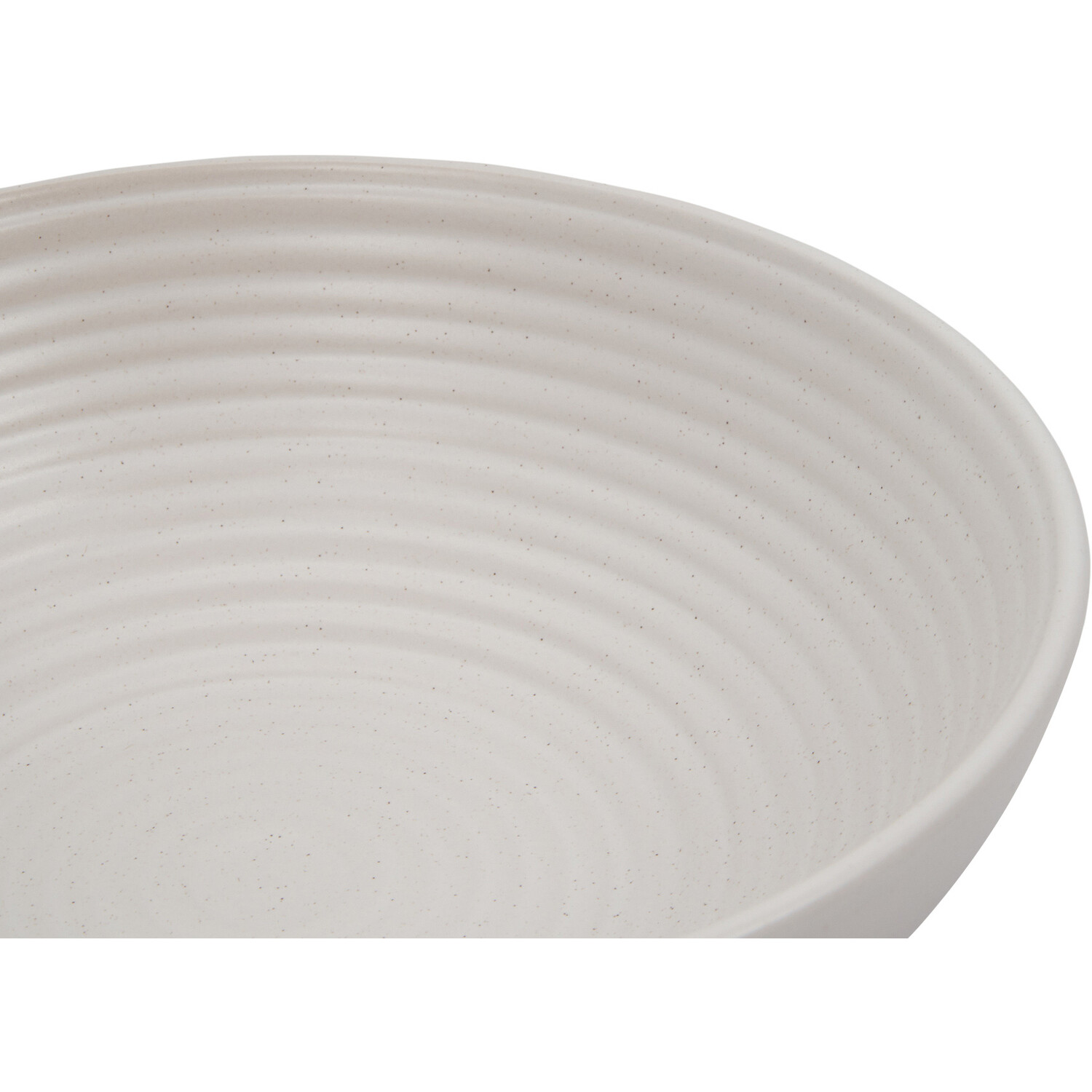 Genoa Ribbed Pasta Bowl - Cream Image 2