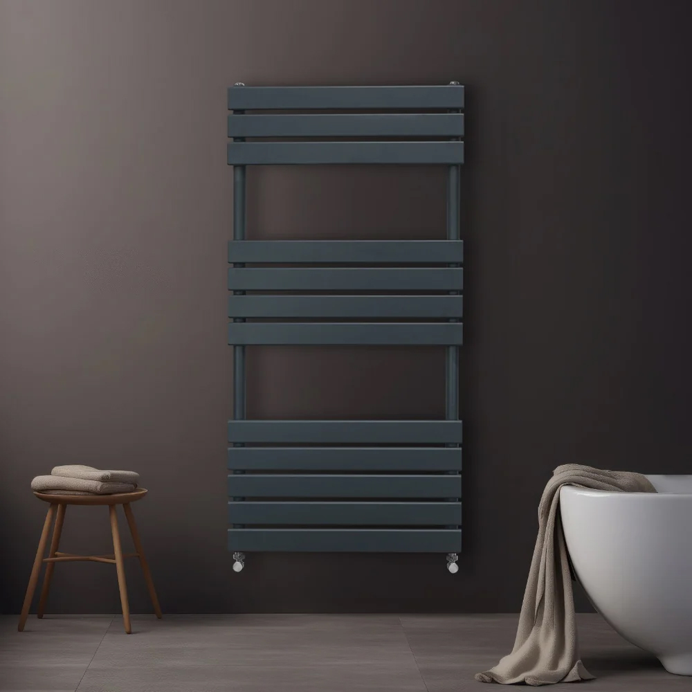 Monster Shop 2461BTU Anthracite Grey Flat Panel Towel Radiator 1200 x 600mm Image 5