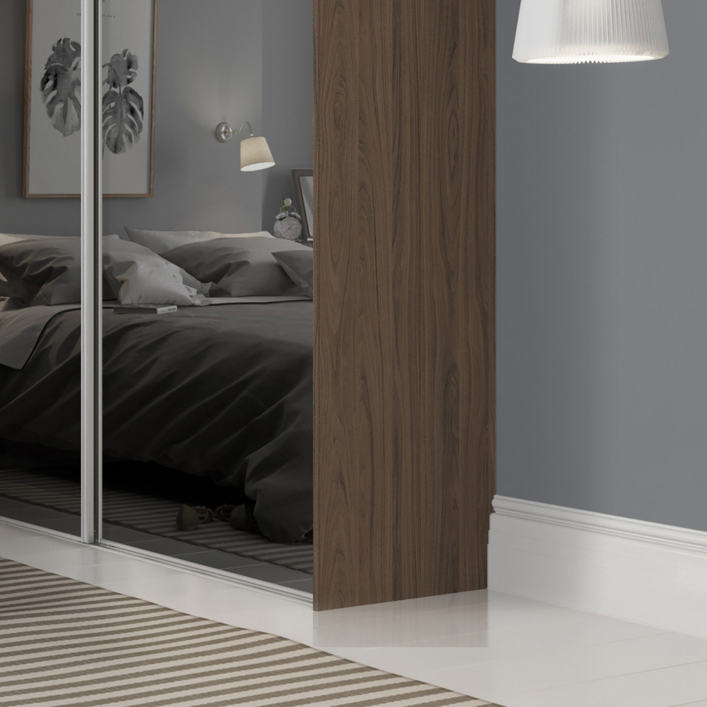 Spacepro Walnut Sliding Wardrobe End Panel 2800 x 620 x 18mm Image 2