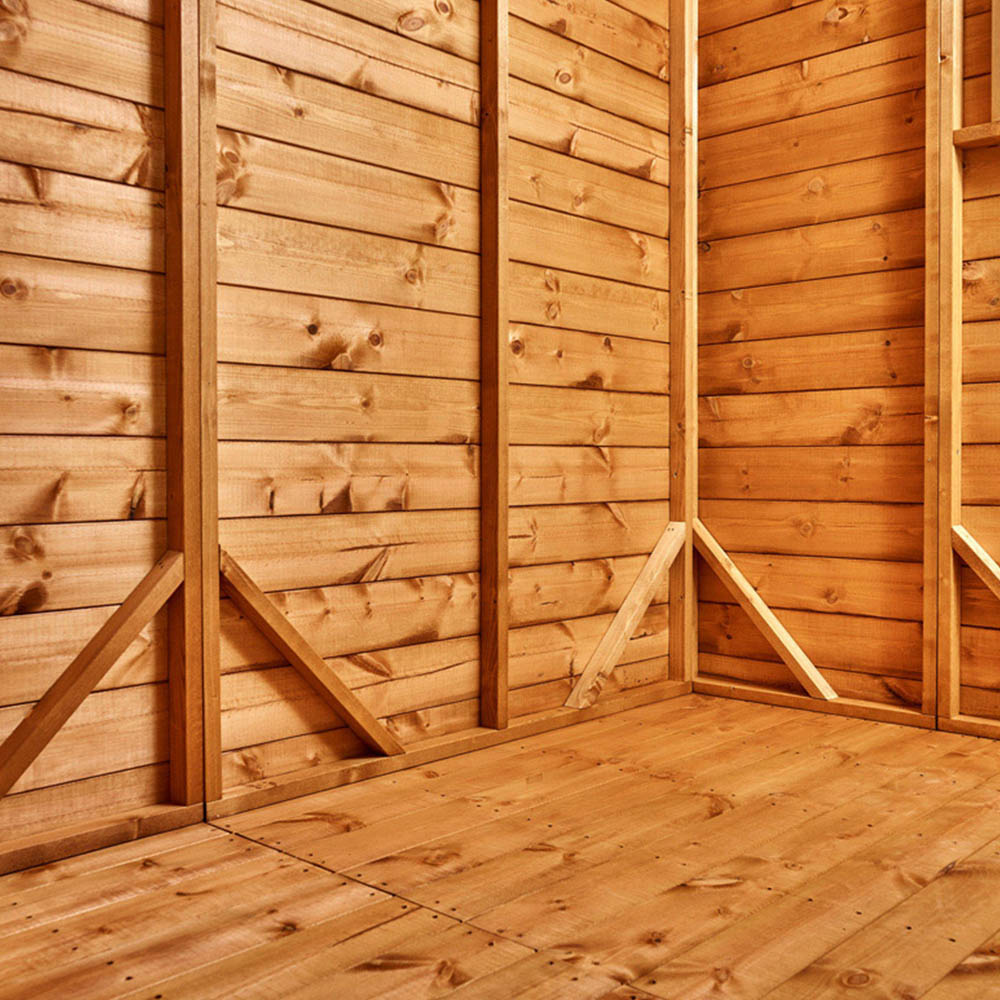 Power Sheds 12 x 8ft Apex Wooden Shed with Window Image 6
