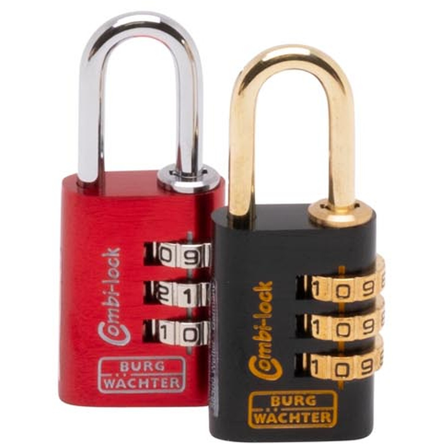 Pack of 2 Combination Padlocks 20mm Image 2
