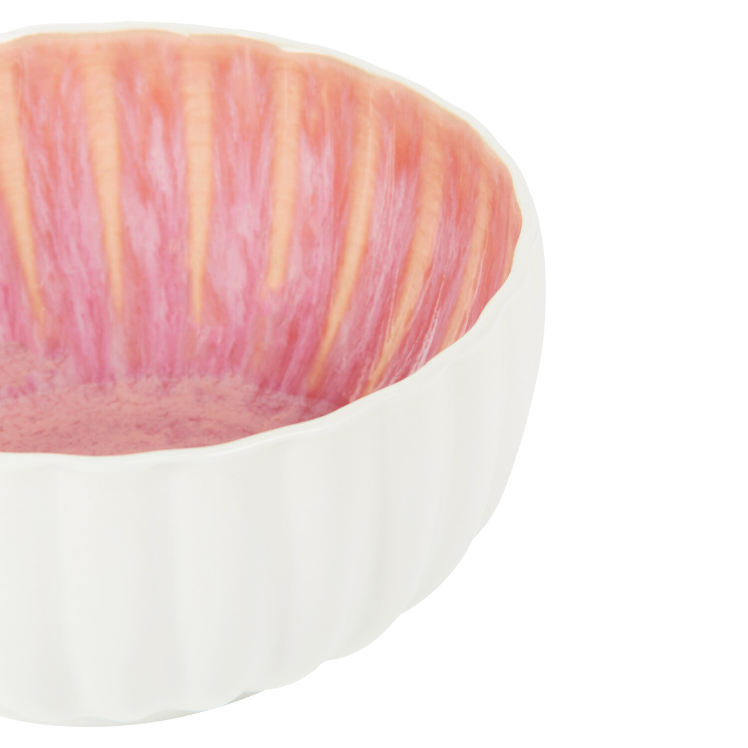 Pink Reactive Glaze Nibble Bowl Pink Image 3