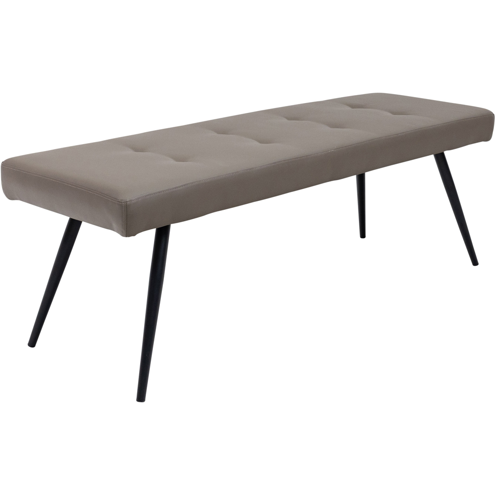 WF Taupe Dining Bench Image 2
