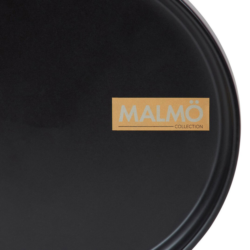 Malmo Stacking Side Plate - Black Image 4