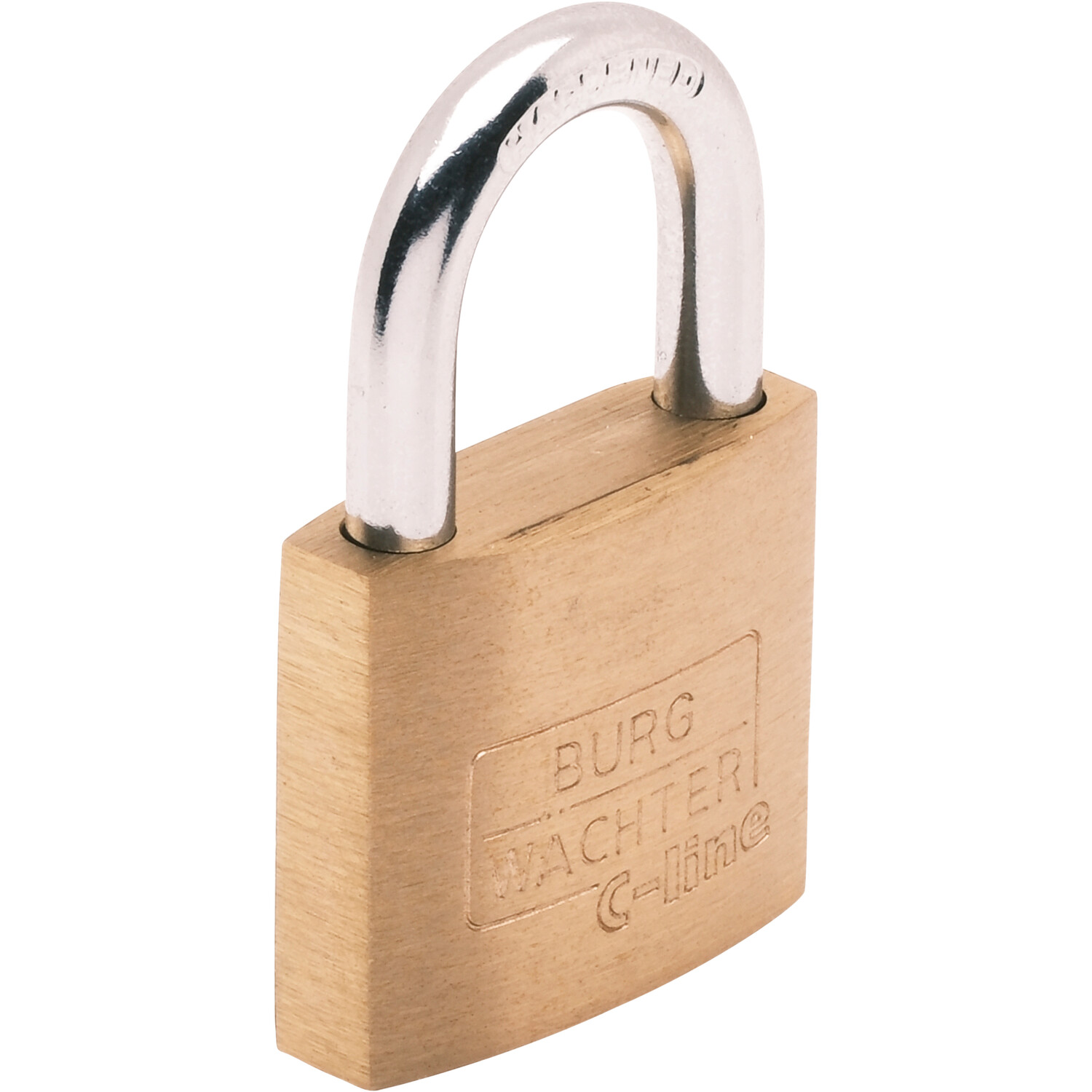C Line Brass Padlock Brass 40mm Image 2