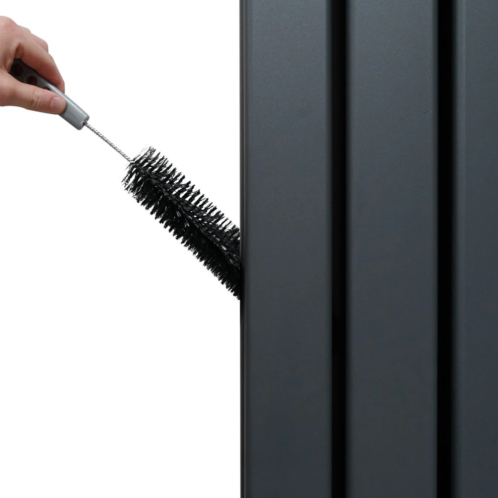 Monster Shop 6012BTU Anthracite Grey Flat Panel Mirror Radiator 1800 x 425mm Image 5