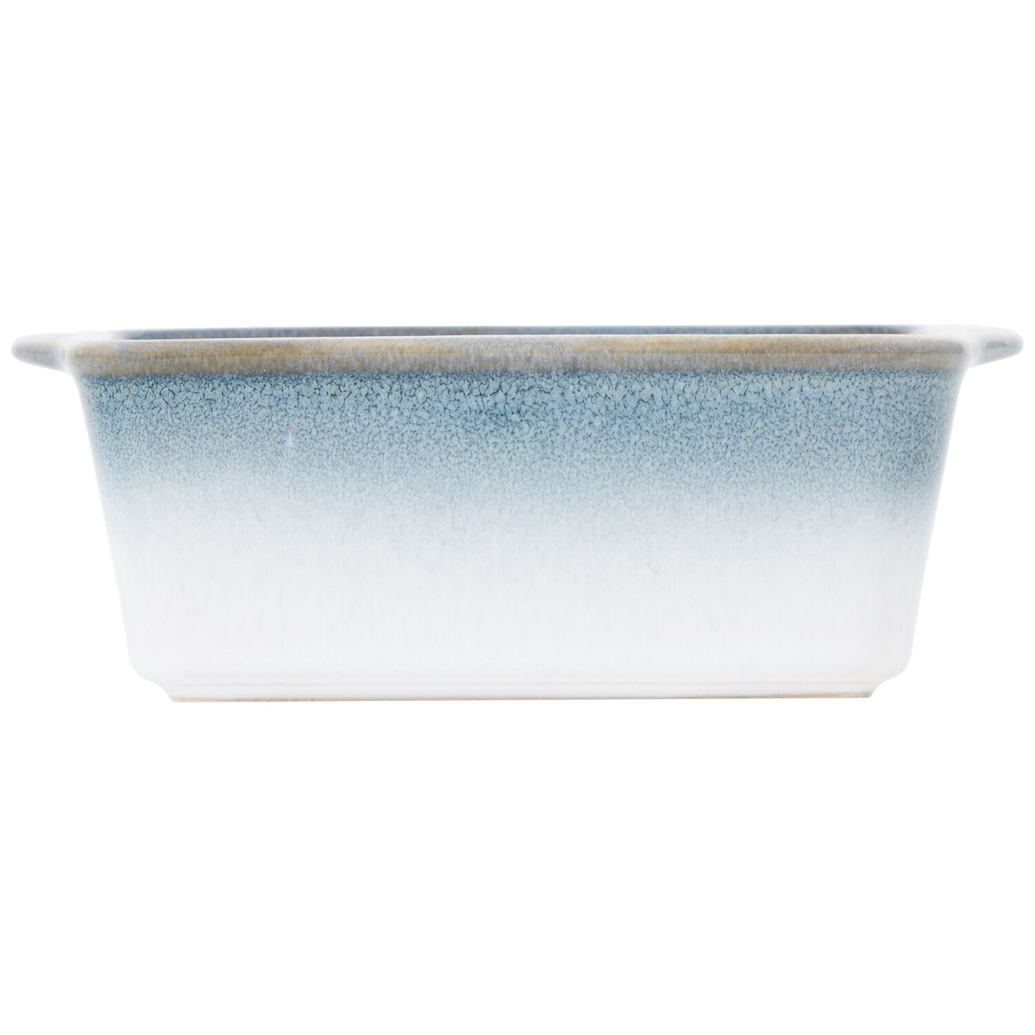 Santorini Reactive Glaze Roaster - Blue and White / Mini Image 2