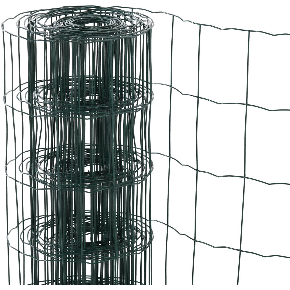 PawHut 1Mx10M Chicken Wire Mesh Rabbit Poultry Animal Fence PVC Coated Netting Image 6