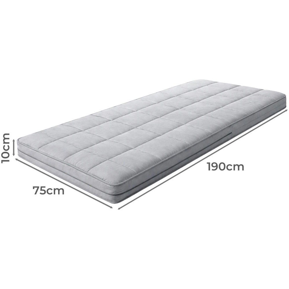 Lavio Grey Single Roll Up Foldable Floor Mattress Image 9