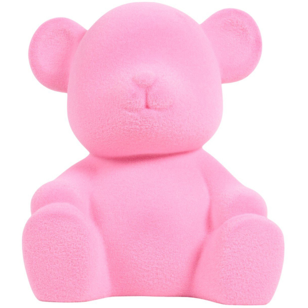 Flocked Bear Ornament Image 5