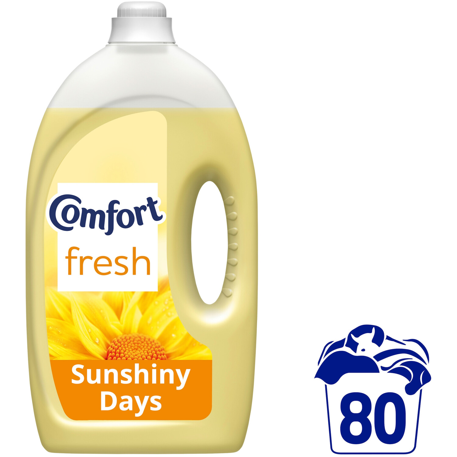 Comfort Fresh Fabric Conditioner Sunshiny Days 80 Image 4