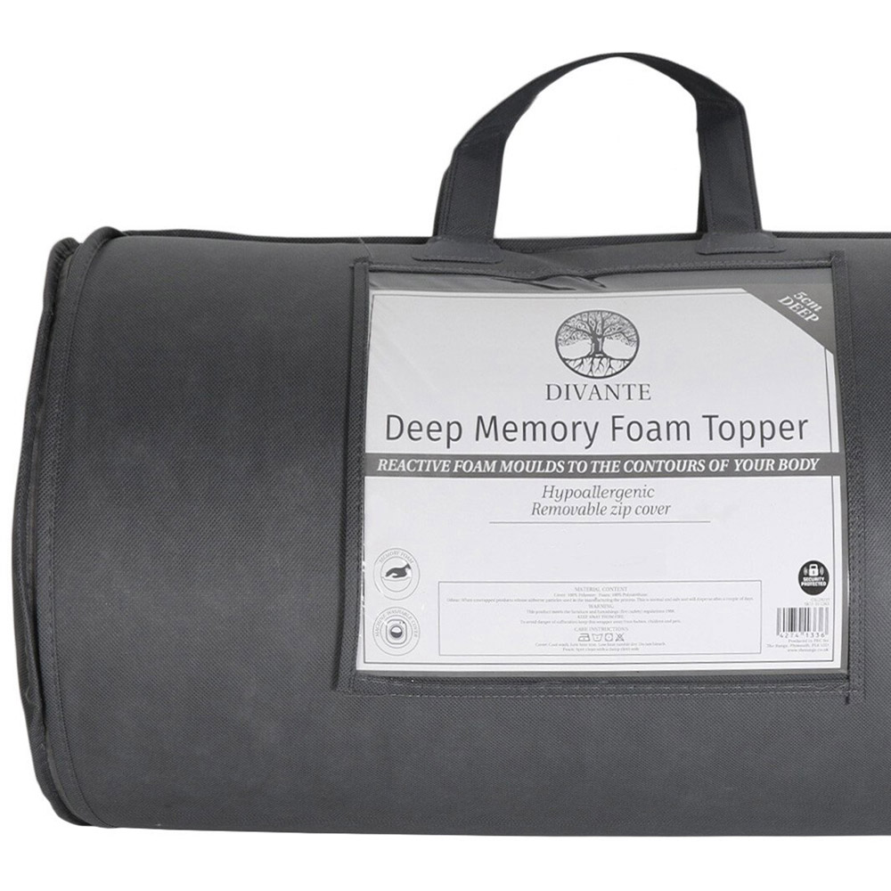 Divante Double Deep Memory Foam Mattress Topper Image 3
