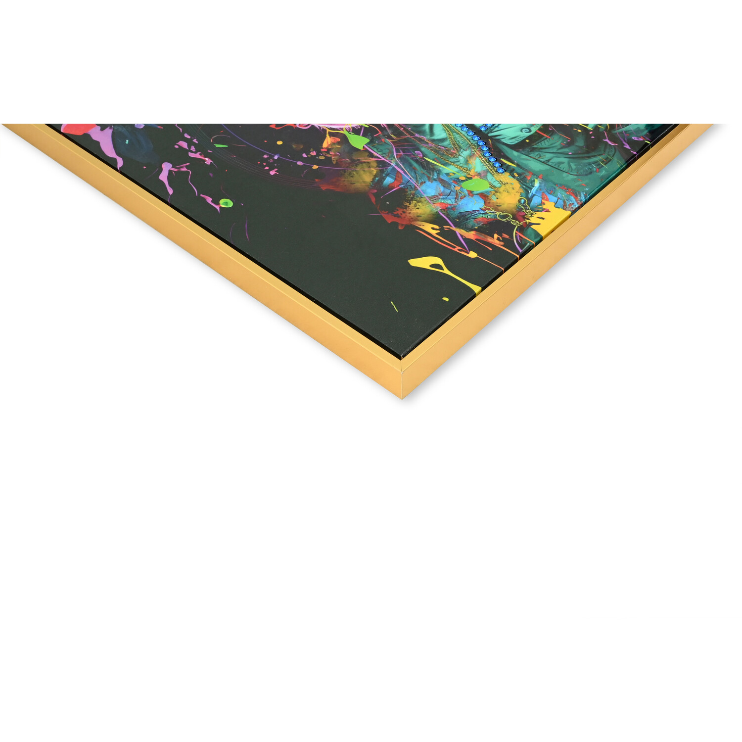 Bright Monkey Music Framed Canvas Image 11