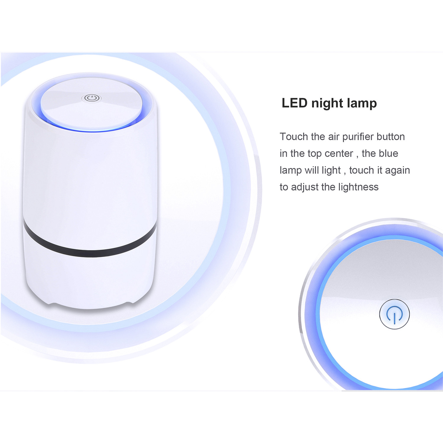 GL-203 White HEPA Filter Air Purifier Image 10