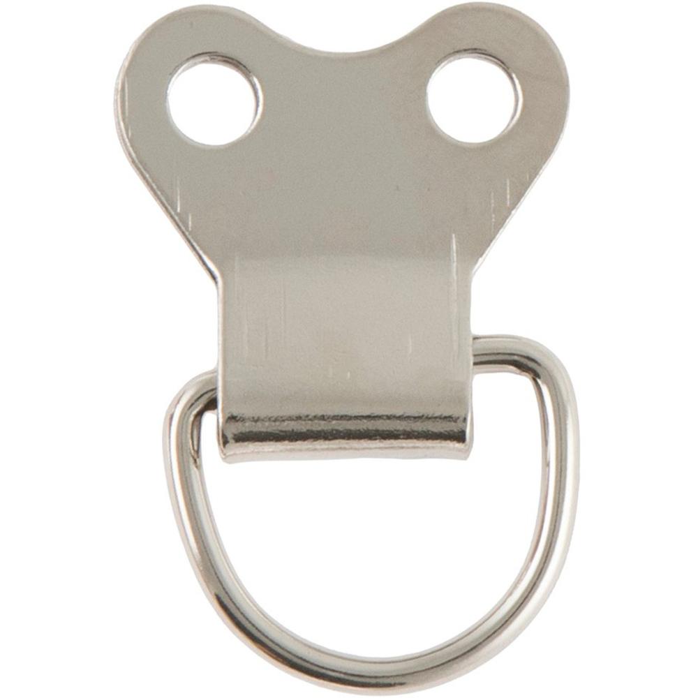 Hiatt Large Picture Hanging Nickel D Ring 4 Pack Image 2