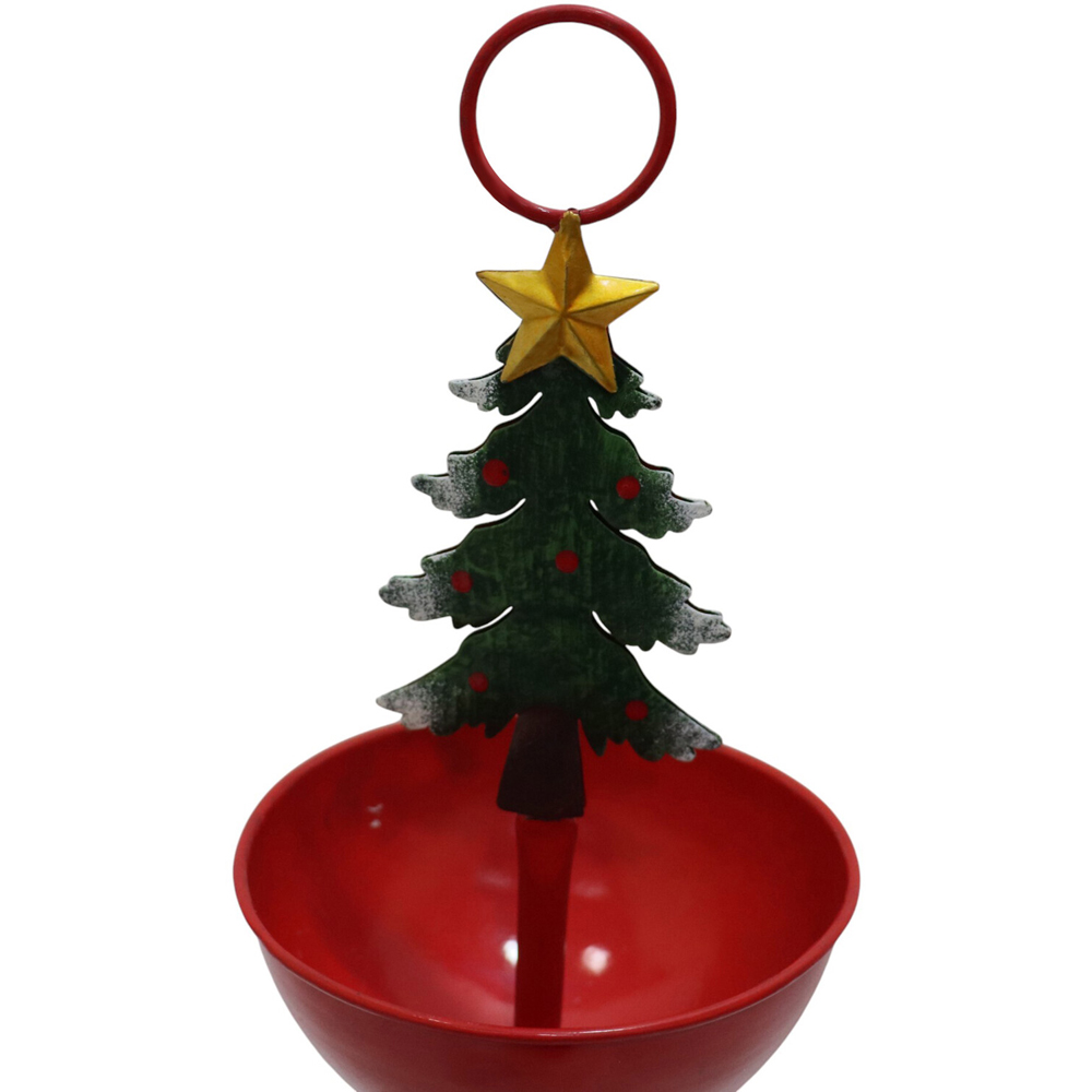 Tiered Metal Festive Planter - Red Image 4