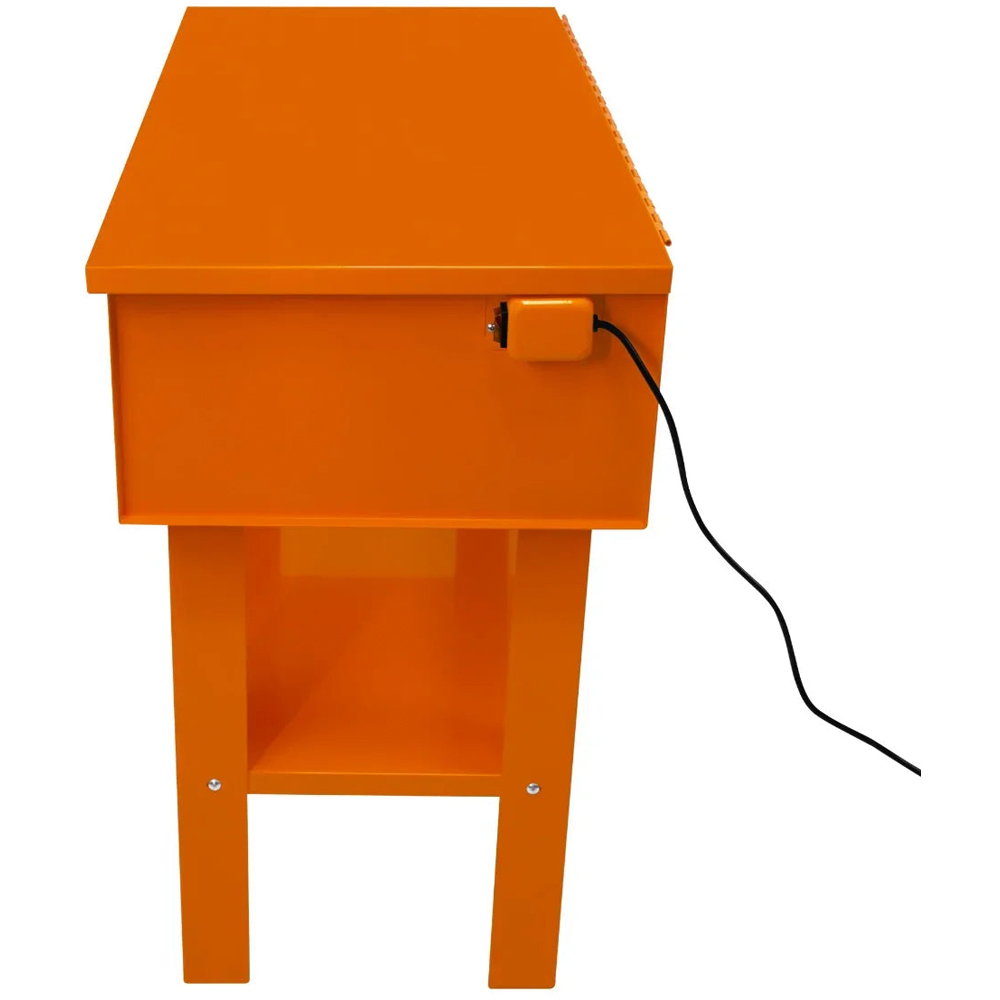 MonsterShop 40 Gallon Orange Parts Washer with Removable Shelf Image 4
