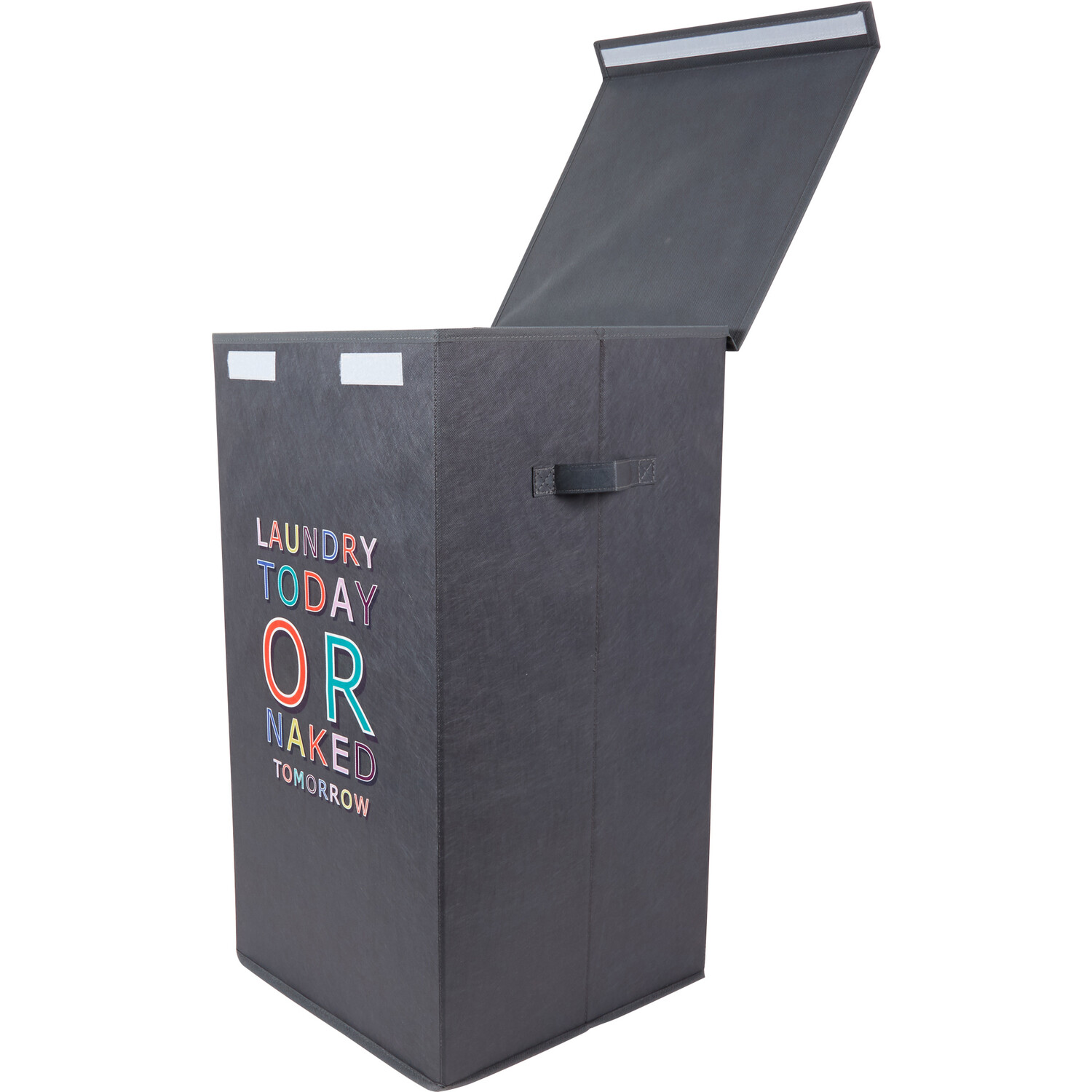 Multicolour Folding Laundry Hamper Image 4