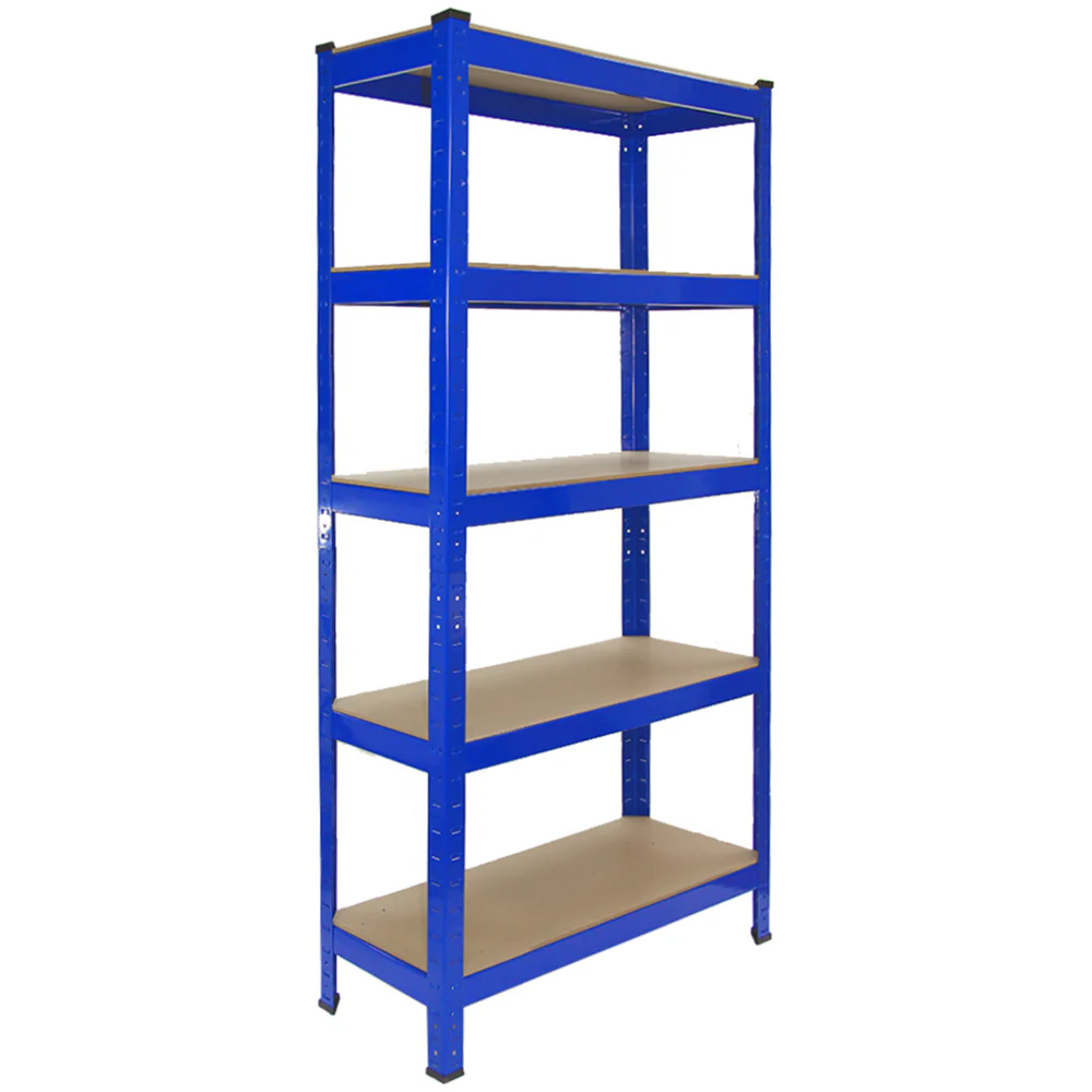 Monster Racking T-Rax Heavy Duty Blue Shelving Units 75cm 2 Pack Image 2