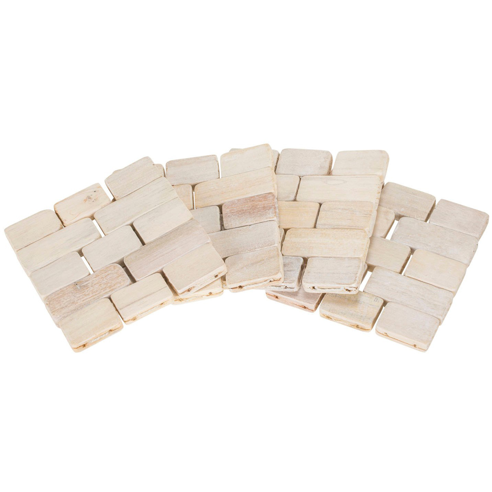 Set of 4 Driftwood Fusion Coasters Image 2