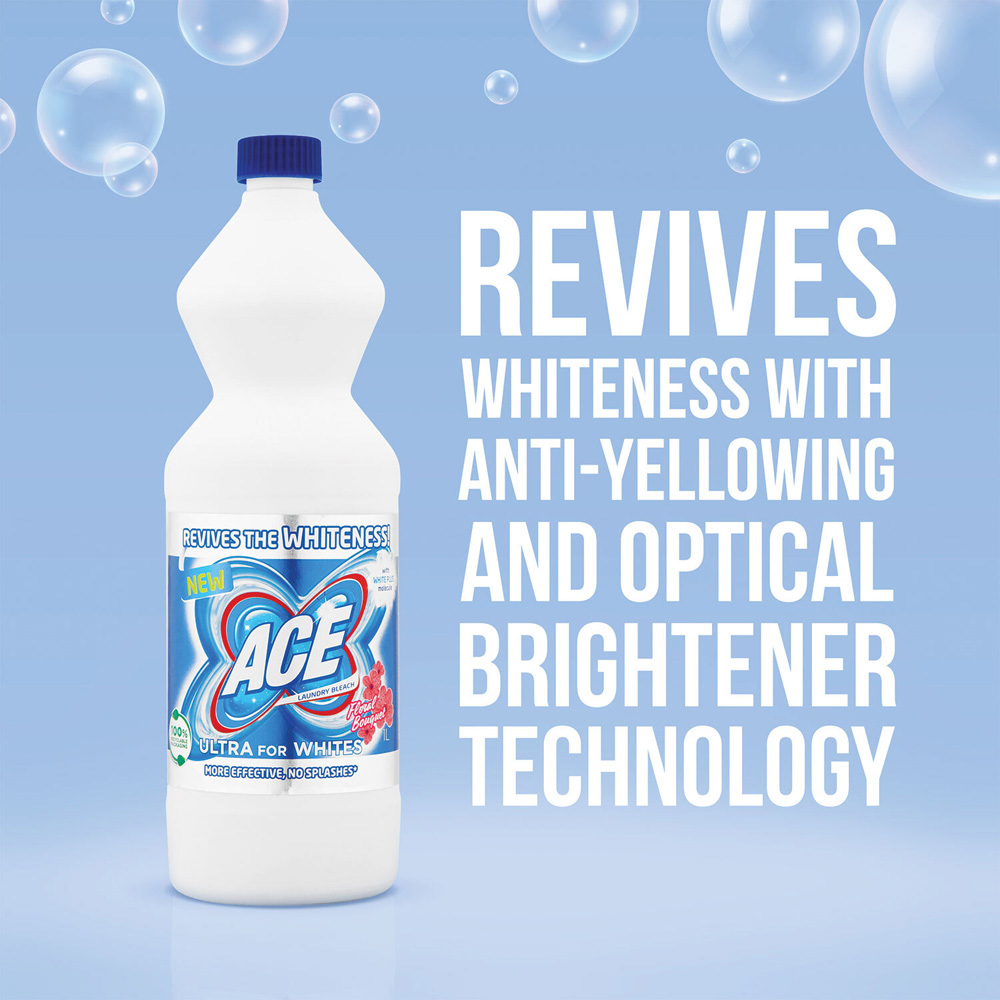 Ace Floral Bouguet Laundry Bleach 1L Image 2