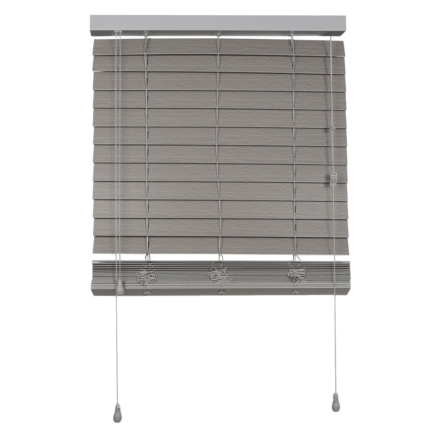 Ashwood Venetian Blinds Grey Oak 120cm Image 3