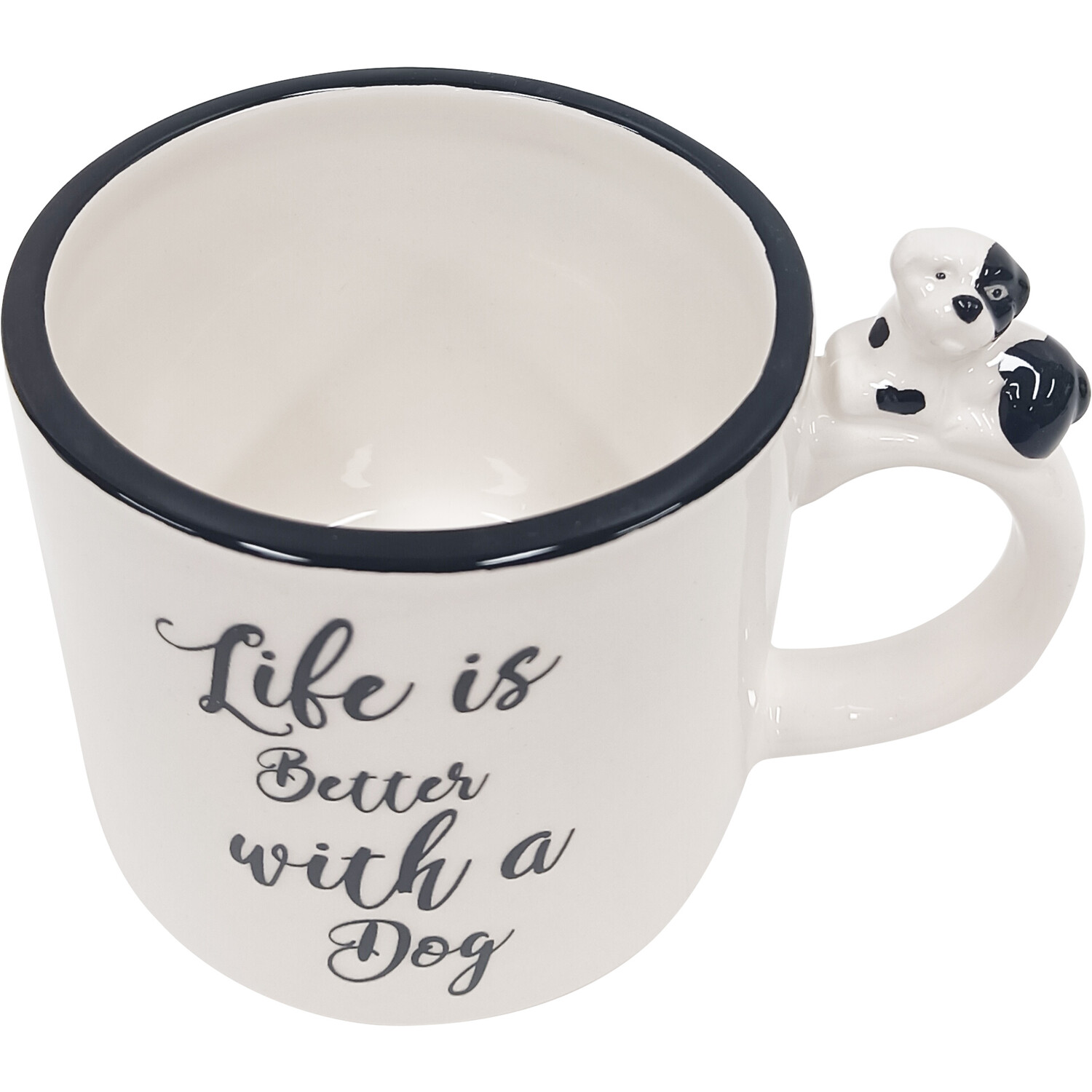 Life is Better with a Dog Mug - White Image 3