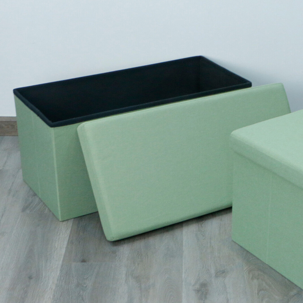 Green Seville Linen Storage Trunk Image 6