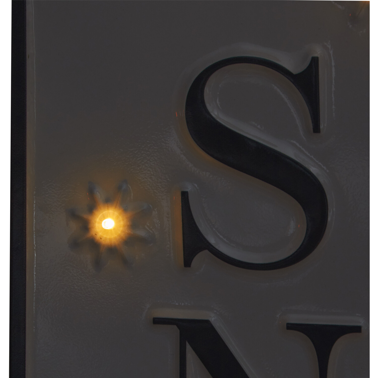 Let it Snow LED Sign - White Image 3