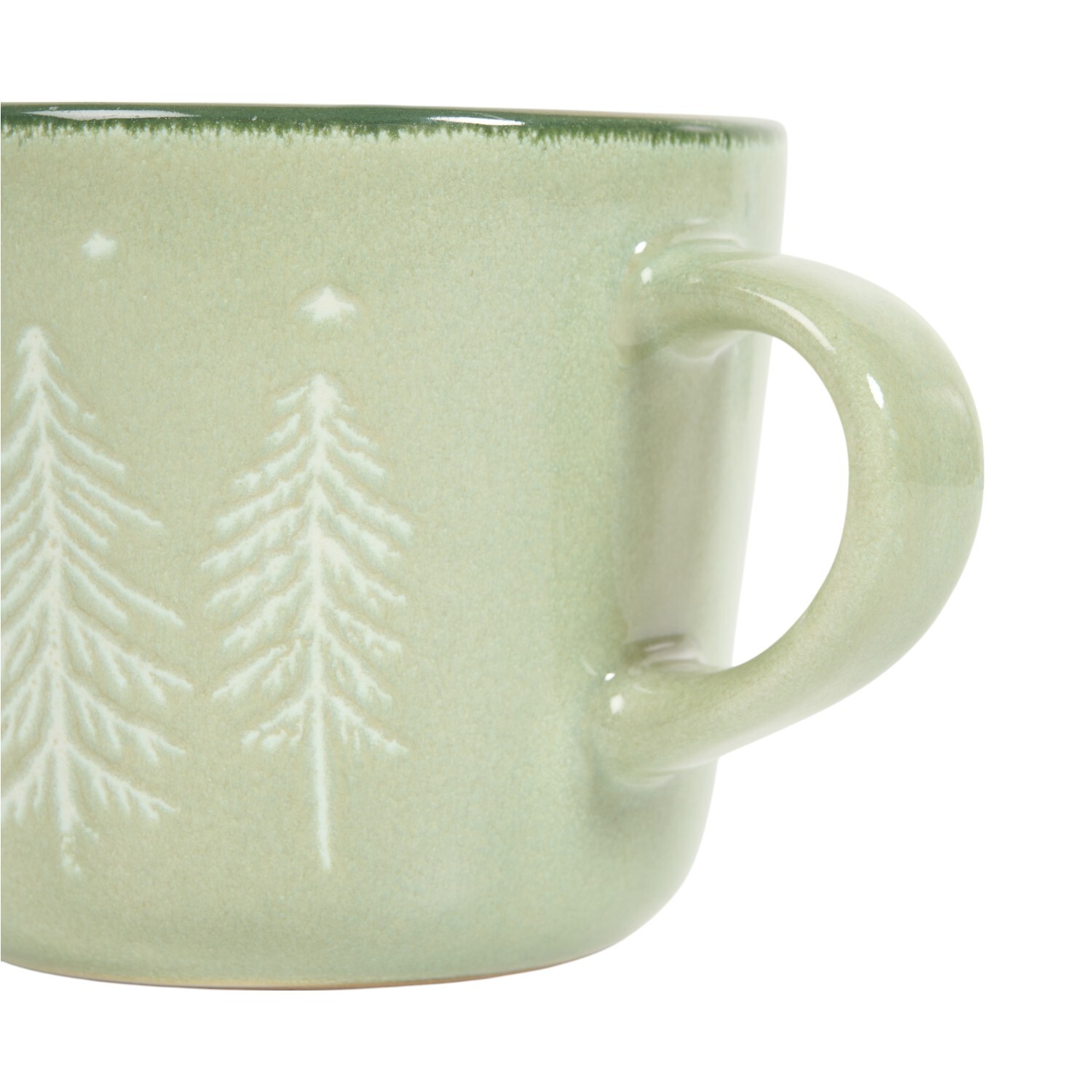 Pack of 4 Nordic Tree Mugs Sage Image 4